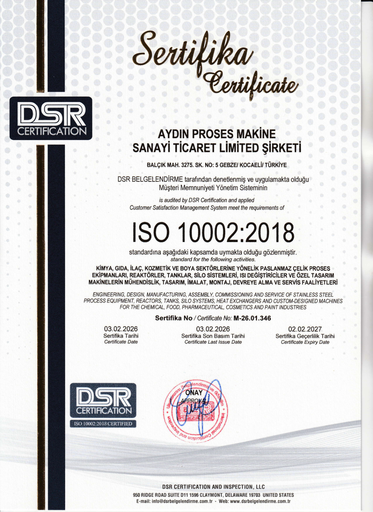ISO 10002:2018 — نظام إدارة رضا العملاء