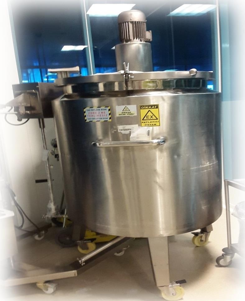 ÜRÜN H A ZIR LA M A TANKI PRODUCT PREPARATION TANK